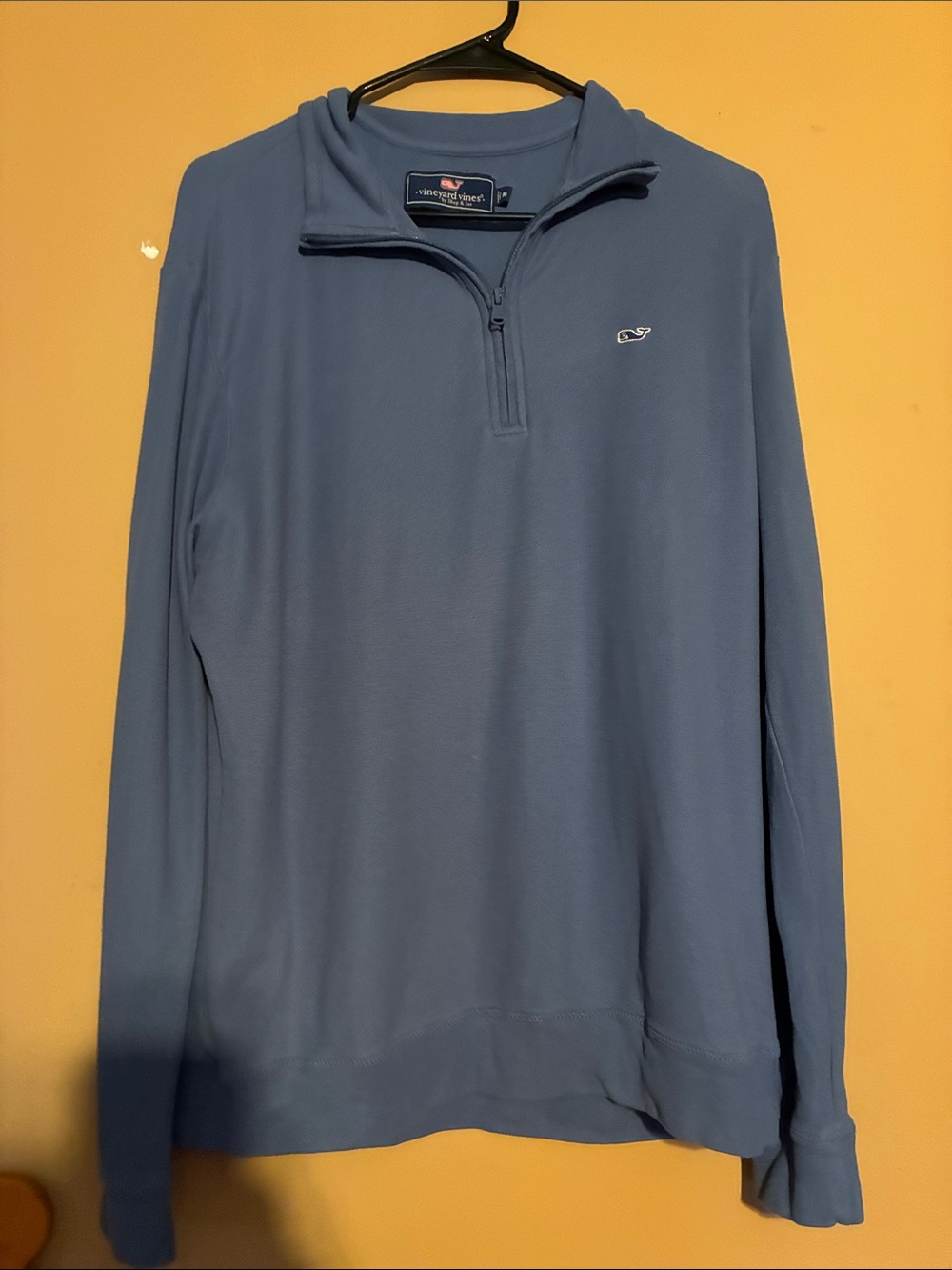 Vineyard Vines Men's Sky Blue Quarter-Zip Pullover